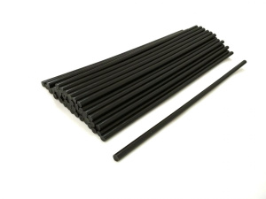 Стержень черный 7мм*20см (1шт) 36482