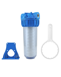 Колба 10" CFC-10K (резьба 1") с картриджем SC-10W (5мкм) 53802