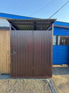 Душ дачный (профнастил) 2,02 х 1,2 х 2,4м П06809