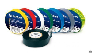 Изолента ПВХ SAFELINE 15мм*10м -50 до +80 930164