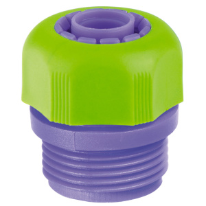 Соединитель пластмассовый для шланга 1/2 с внешней резьбой 3/4//PALISAD (66145) Х182391