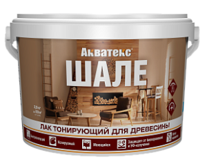 Лак тонирующий АКВАТЕКС Шале венге 0,9л 02784