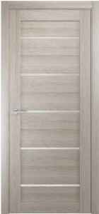 Дверное полотно Квадро 05 Капучино 800*35*2000 /остекленное/ 41790