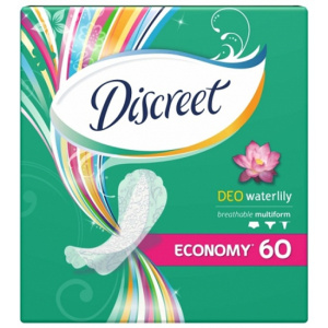 Женские гигиен.прокладки на каждый день DISCREET 60 шт Х623912