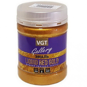 Эмаль ВД-АК-1179 перламутровая жидкое красное золото, 0,23 кг ВГТ 02456
