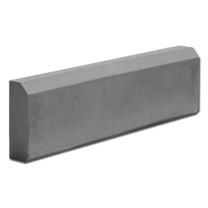 Бордюр тротуарный 100х21х7см серый 08315