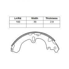 А4-9 Барабанные тормозные колодки GS-02311 FN-2311 (G-brake)