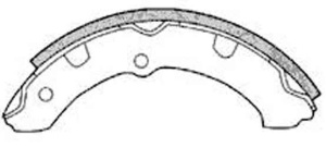 А4-9 Барабанные тормозные колодки GS-02286 FN-2286 (G-brake)