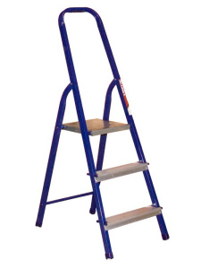 Стремянка стальная (алюм.ступени) 3 ступени 978715