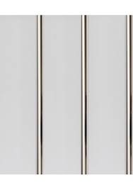 Пластиковая панель Олимпия 2-х секц. серебро 0,24м*3м*8мм 06147