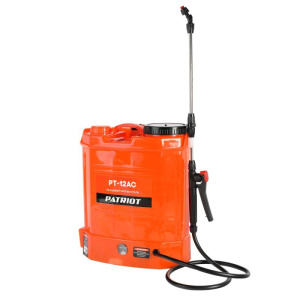 Распылитель аккумуляторный PATRIOT PT-12AC 3,1л/мин/5 метра,12В,8А/ч/бак 12л/шл 1,2м/шт 0,9м Х778919