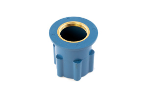 Гайка пластиковая с латунной вставкой К-221 18752