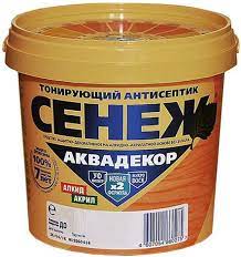 Антисептик Х2-120 (графит) - 0,9 кг - СЕНЕЖ АКВАДЕКОР 1028364