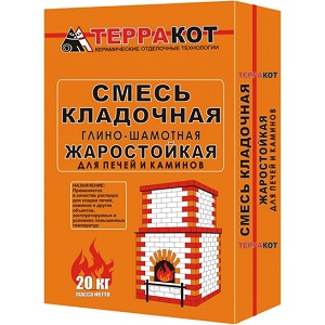 Смесь кладочная глино-шамотная " Терракот" 20кг 30760