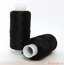 Нитки капроновые 703 цвет:черный 55429