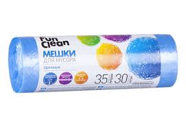 Мешки для мусора  FUN CLEAN 35л 30 шт 14мкм прочные  994227