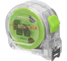 Рулетка Кварц прозрачный корпус амортизатор 5м х19мм 32521 Сибртех ОБ57029