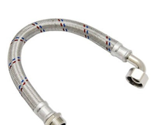 Шланг бронированный 30 см Г-образный 1/2*1"FМ (для насосной станции) 63025