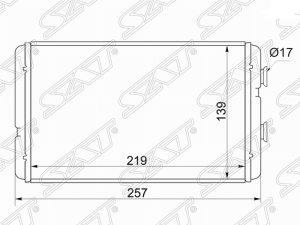 Радиатор отопителя салона ST-TY72-395-0