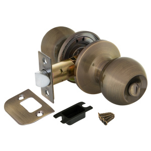 Ручка защелка DK672 AB-BK (6072 AB-B) (фик.) бронза (25203) (PUNTO) 016972