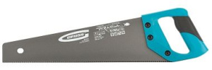 Ножовка по дереву "PIRANHA",400 мм,11-12 TPI,кал.3D-зуб,тефл.покр.полотна,2-х комп.рук-ка 24111