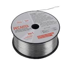 Проволока сварочная порошковая самозащитная без газа 0,8 мм катушка 1 кг Ресанта 71695 67158