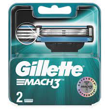 Сменные кассеты для бритья 2шт GILLETTE MACH3 (1970) Х56863