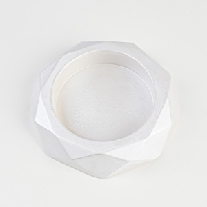 Подсвечник "Грани" 2,3х10 см. перламутр ОБ69039