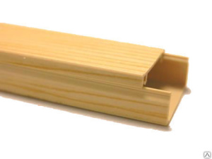 Кабель-канал 12*12 светлое дерево 08200