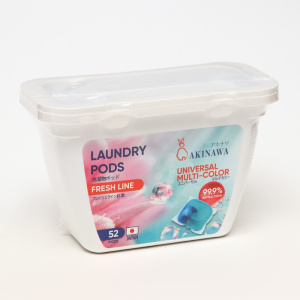 Капсулы для стирки AKINAWA Freshline Антиба.52шт Х969645