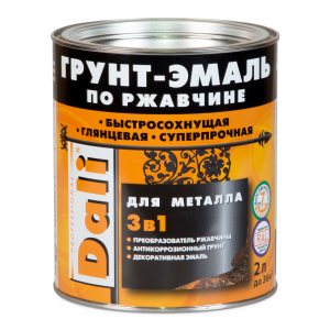 Грунт-эмаль по ржавчине Рогнеда красный 2л 9638121
