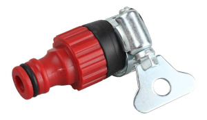 Адаптер пластмассовый 3/4"с внеш хомутом Palisad,Кратон(65760) Х80486