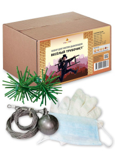 Веселый трубочист Набор Ф200 для механической чистки дымохода 9691362