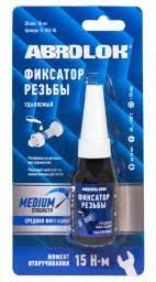 Фиксатор резьбы синий ABRO (удаляемый) 10мл. TL-010-BL
