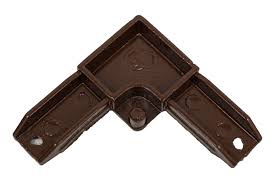 Алюминиевый угол д/москитной сетки КОРИЧНЕВЫЙ 1026162