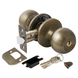 Ручка защелка DK672 MAB-ET (6072 MAB-E) (кл./фик.) мат. бронза (34229) (PUNTO) 016996