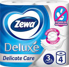 Бумага туалетная "Zewa Delux" 3-x слойная Х812471