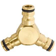 Тройник для разветвления или соединения, штуцерный, латунный 66568/92141