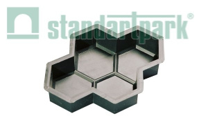 Форма для брусчатки"Соты"(45мм) 08783