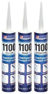 Герметик силиконовый 1100 "ABRO MASTER" белый/черный/прозрачный 280мл ОЩ865460