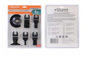 Набор насадок для МФИ, 6 шт, по дереву Sturm (MF5630C-SET-W1) 72450
