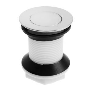 Донный клапан ZEIN B3, корпус пластик, малая кнопка без перелива 9931989 СТ944192