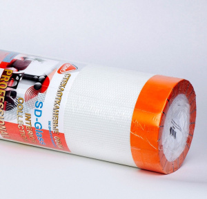 Стеклообои СДМ Р100 рогожка потолочная У/Ц 1*50 м 33013