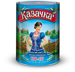 Эмаль ПФ-115 "Казачка" салатная 0,9кг 71251