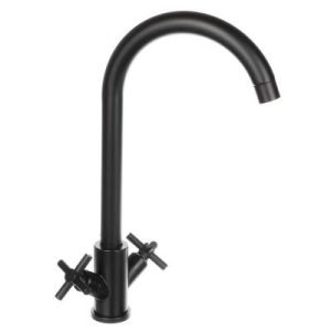 Смеситель для кухни СоюзКран черный SS01-R240 567-006