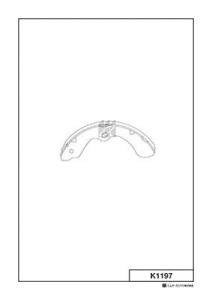 А3-16 Колодки тормозные барабанные K-1197 KASHIYAMA