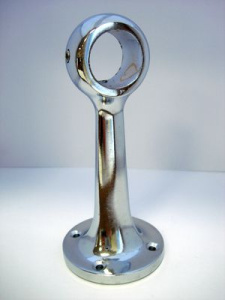 Трубодержатель Ф25 L=130 проходной с фиксатором хром КУ001624 760888