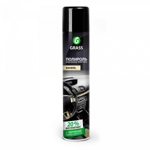 Полироль-очиститель пластика ВАНИЛЬ GRASS 750мл 120107-4
