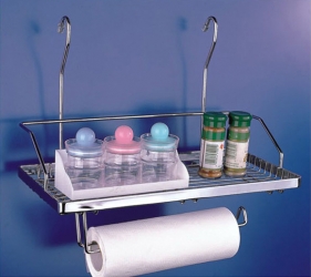 CWJ 220 С Полка 1 ярус с держателем для бумажного полотенца (400*215*335) 00102748 826812