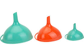 Набор воронок 3 шт d 75,115,140мм мм пластик колор УЛЬТИМО Х22430